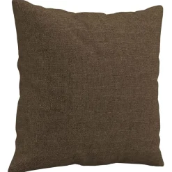 vidaXL Sierkussens 2 st 40x40 cm stof bruin
