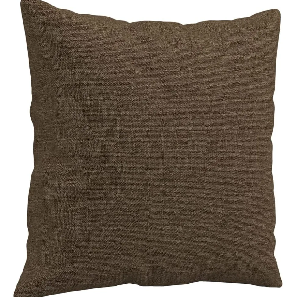 vidaXL Sierkussens 2 st 40x40 cm stof bruin