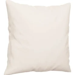 vidaXL Sierkussens 2 st 40x40 cm microvezelstof beige