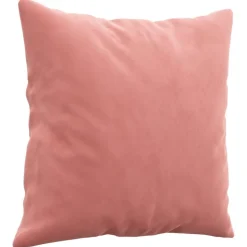 vidaXL Sierkussens 2 st 40x40 cm fluweel roze
