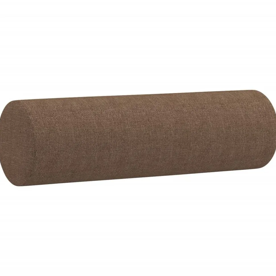 vidaXL Sierkussens 2 st 15x50 cm stof bruin