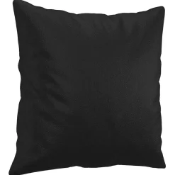 vidaXL Sierkussens 2 st 40x40 cm kunstleer zwart