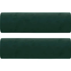 vidaXL Sierkussens 2 st 15x50 cm fluweel donkergroen