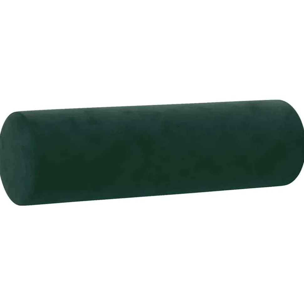 vidaXL Sierkussens 2 st 15x50 cm fluweel donkergroen