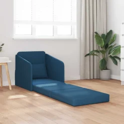 vidaXL Slaapbank Blauw 65 x 80 x 83 cm Stof