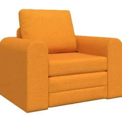 vidaXL Slaapbank Donkergeel 98 x 71 x 83 cm Stof
