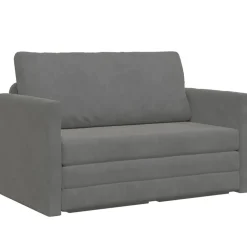 vidaXL Slaapbank Donkergrijs 124 x 71 x 78 cm Fluweel