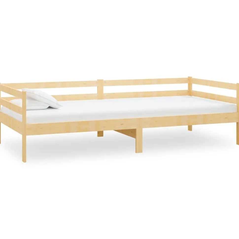vidaXL Slaapbank massief grenenhout 90x200 cm