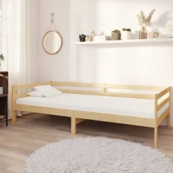 vidaXL Slaapbank massief grenenhout 90x200 cm
