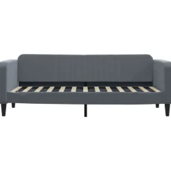 vidaXL Slaapbank 80x200 cm fluweel donkergrijs