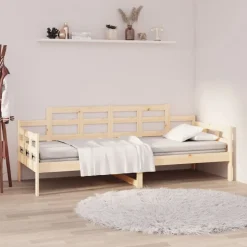 vidaXL Slaapbank 90x200 cm massief grenenhout