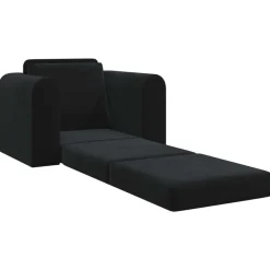 vidaXL Slaapbank Zwart 98 x 71 x 83 cm Fluweel