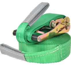 vidaXL Slackline 15 m x 50 mm 150 kg groen