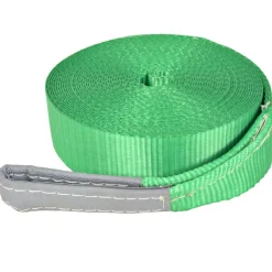 vidaXL Slackline 15 m x 50 mm 150 kg groen