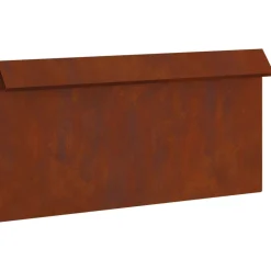 vidaXL Slakkenhekje Roestig 50 x 3,5 x 25 cm Cortenstaal