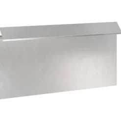 vidaXL Slakkenhekje Zilver 50 x 3,5 x 25 cm Roestvrij staal