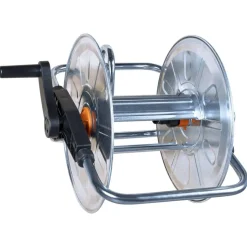 vidaXL Slanghaspel voor 50 m 1/2" of 35 m 3/4" slang wandmontage staal