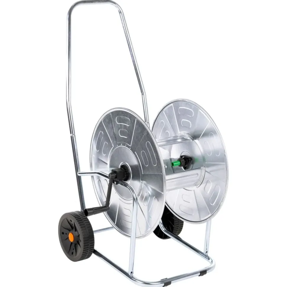 vidaXL Slanghaspelkar voor 80 m 3/4" slang staal