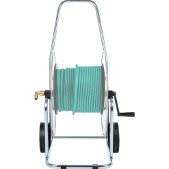 vidaXL Slanghaspelkar voor 80 m 3/4" slang staal