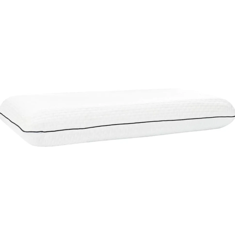 vidaXL Slapen kussen Effen Wit 80 x 40 x 12 cm Gelschuim
