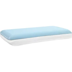 vidaXL Slapen kussen Effen Wit 80 x 40 x 12 cm Gelschuim