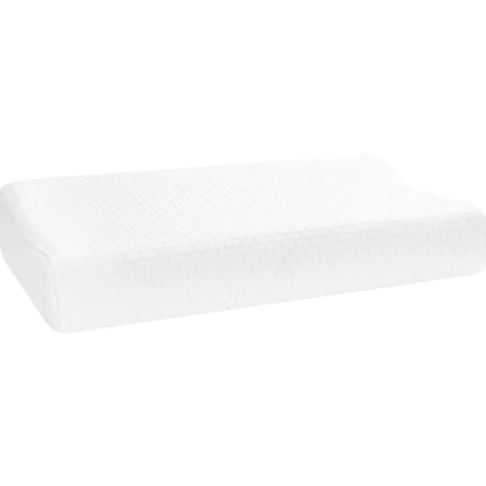 vidaXL Slapen kussen Effen Wit 60 x 37 x 12,5 cm Traagschuim