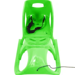 vidaXL Slee met zitje 102,5x40x23 cm polypropeen groen