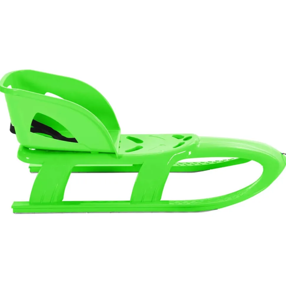 vidaXL Slee met zitje 102,5x40x23 cm polypropeen groen