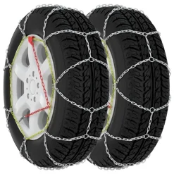 vidaXL Sneeuwkettingen 2 st 16 mm SUV 4x4 maat 400