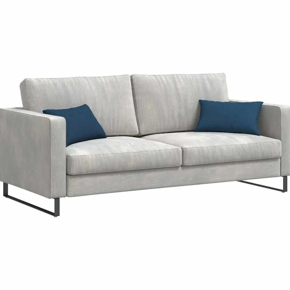 vidaXL Sofa Kussens 2 pcs Blauw 50 x 30 cm Stof