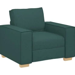 vidaXL Sofa Stoel Donkergroen 100x78x84 cm Stof