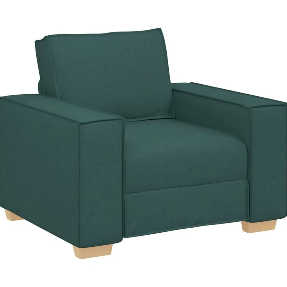 vidaXL Sofa Stoel Donkergroen 100x78x84 cm Stof