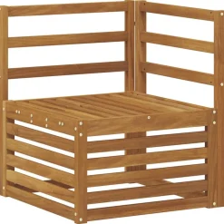 vidaXL Sofa-Sets 4 pcs Naturel Massief Acaciahout