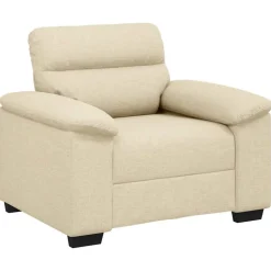 vidaXL Sofastoel Crème 100x81x84 cm Stof
