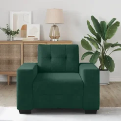 vidaXL Sofastoel Donkergroen 100x78x80 cm Fluweel