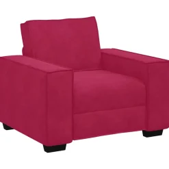 vidaXL Sofastoel Wijnrood 100x78x84 cm Fluweel