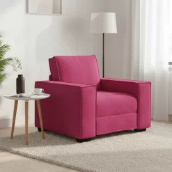 vidaXL Sofastoel Wijnrood 100x78x84 cm Fluweel