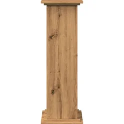 vidaXL Sokkel met opbergruimte 31x30x90 cm hout artisanaal eikenkleur