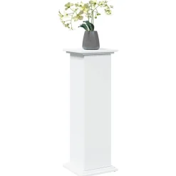 vidaXL Sokkel met opbergruimte 31x30x90 cm bewerkt hout wit