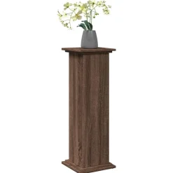 vidaXL Sokkel met opbergruimte 31x30x90 cm bewerkt hout bruin eiken