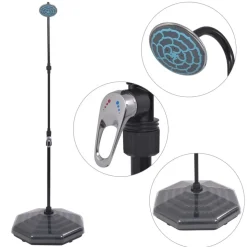 vidaXL Solar douche 20 L aluminium HDPE