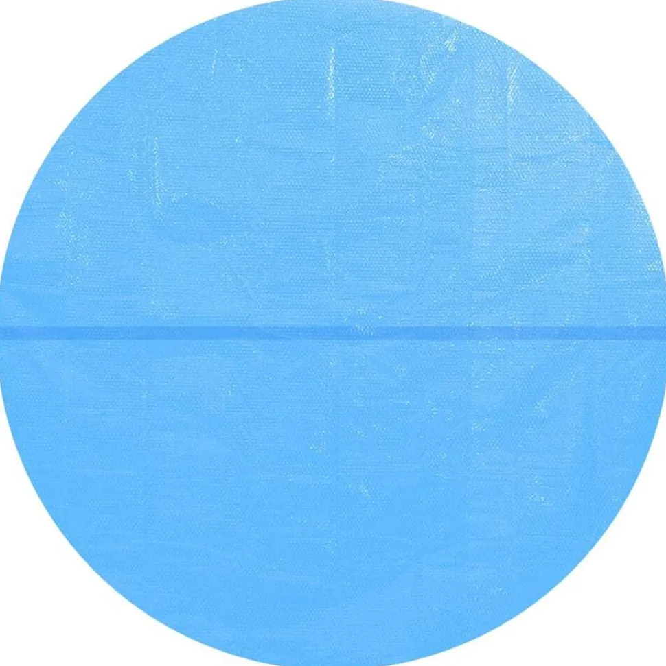 vidaXL Solar zwembadfolie drijvend rond 250 cm PE blauw