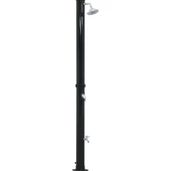 vidaXL Solardouche 20 L 220 cm zwart