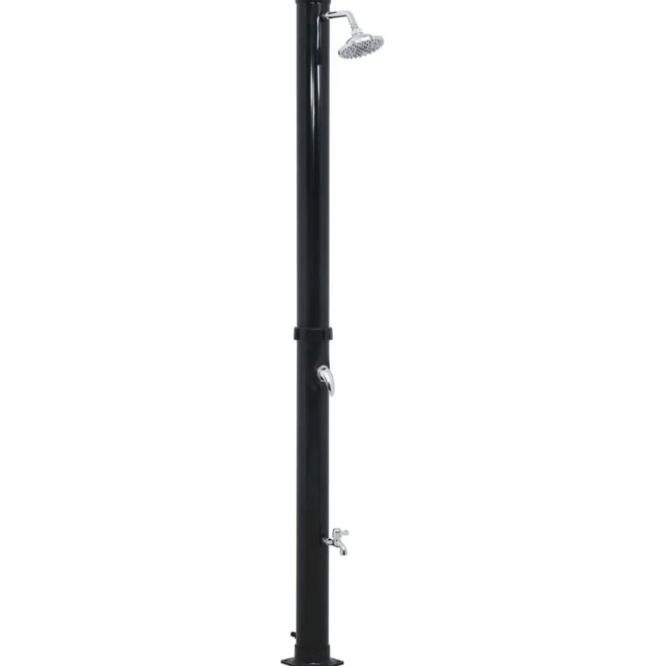 vidaXL Solardouche 20 L 220 cm zwart