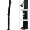 vidaXL Solardouche inklapbaar 23 L 214 cm zwart