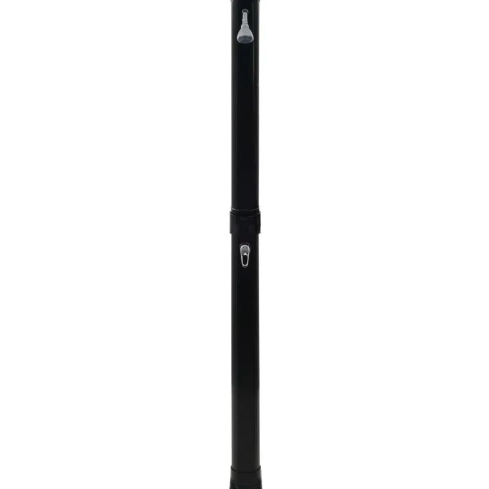 vidaXL Solardouche inklapbaar 23 L 214 cm zwart