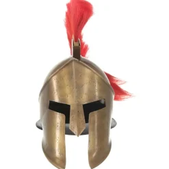 vidaXL Soldatenhelm Grieks replica LARP staal messingkleurig
