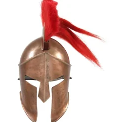 vidaXL Soldatenhelm Grieks replica LARP staal koperkleurig