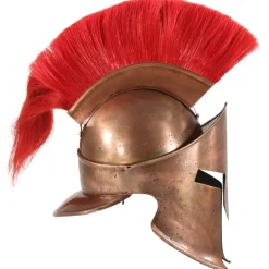 vidaXL Soldatenhelm Grieks replica LARP staal koperkleurig