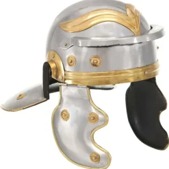 vidaXL Soldatenhelm Romeins replica staal zilverkleurig